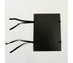 Desky s tkanicí A4 spisové jednostranné černé, bez štítku