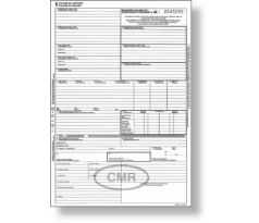 CMR - mezinárodní nákladní list A4, 5 listů, číslovaný, samopropisovací