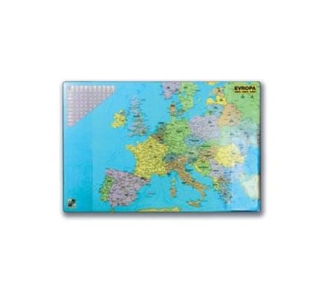 Podložka na stůl A2 mapa Evropy