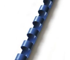 Hřbet pro kroužkovou vazbu 19 mm modrý / 100 ks