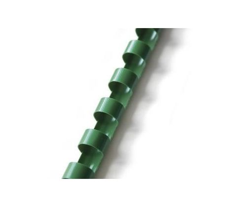 Hřbet pro kroužkovou vazbu 22 mm zelený / 50 ks