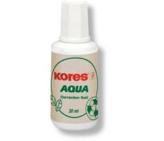 Opravný lak KORES Aqua 20 ml se štětečkem