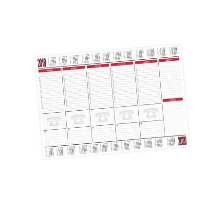 Mapa plánovací A2 s kalendáriem, 30 listů