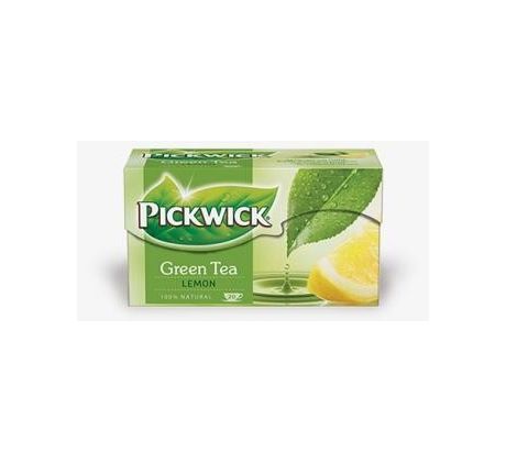 Zelený čaj Pickwick s citronem / 20 sáčků