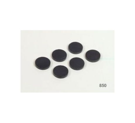 Magnety černé 850 průměr 16 mm / 12 kusů