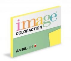Papír kopírovací Coloraction A4 80 g žlutá střední 100 listů
