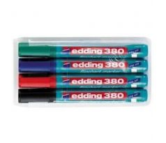 Značkovač EDDING 380 sada 4 barev FCH plnitelný