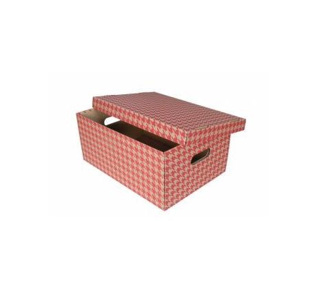 Krabice Růženčina červená 440 x 320 x 200 mm/2 ks
