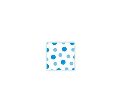 Ubrousky Harmony DOTS puntík 33 x 33 cm modré / 30 ks