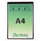 Tarifold - kapsy magnetické A4 na výšku /5ks černé