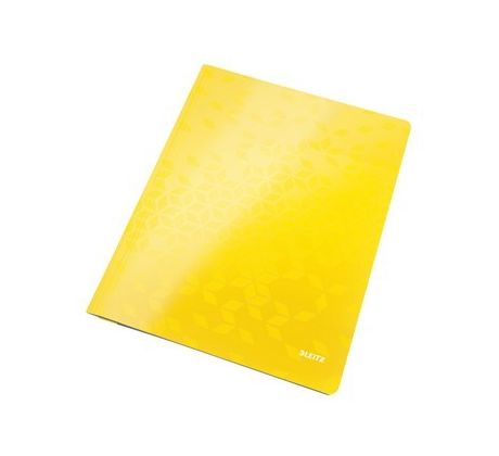 Desky s rychlovazačem Leitz WOW A4 žluté