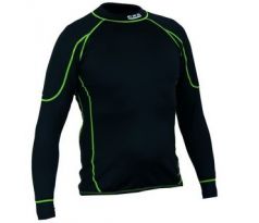 Tričko REWARD, pánské, dlouhý rukáv, hřejivé, černo-zelené vel. 3XL