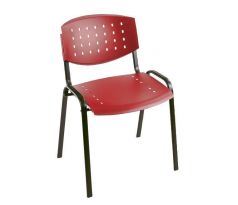 Konferenční plastová židle Taurus PN Layer červená
