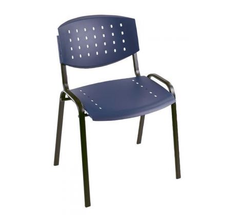 Konferenční plastová židle Taurus PN Layer tmavě modrá