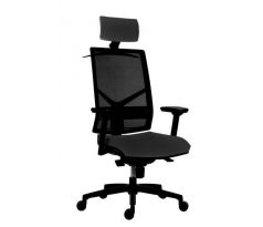 Kancelářská židle Omnia s opěrkou hlavy černá