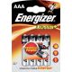 Baterie alkalická Energizer AAA ultra+ / 4 ks