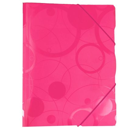 Desky s gumičkou NEO COLORI A4 růžové