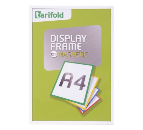 Display Frame Tarifold magnetický A4/1 ks bílý