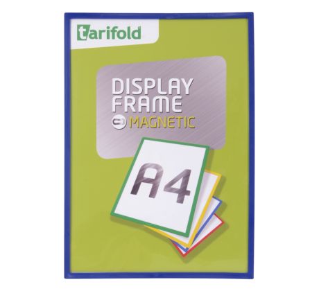 Display Frame Tarifold magnetický A4/1 ks modrý