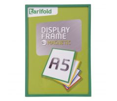 Display Frame Tarifold magnetický A5/1 ks zelený