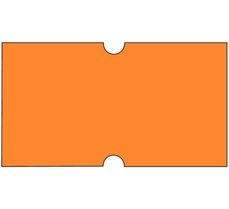 Etikety cenové 22 x 12 mm reflexní oranžové COLA-PLY
