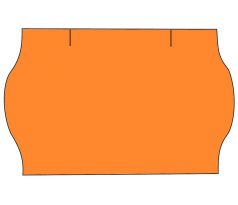 Etikety cenové 25 x 16 mm reflexní oranžové CONTACT METO