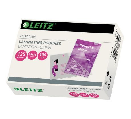 Fólie laminovací Leitz 65 x 95mm, 125 mic / 100 ks
