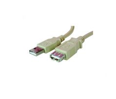 Kabel USB (2.0) prodlužovací, 1,8 m, LOGO