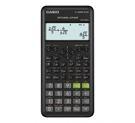 Kalkulačka Casio FX 350 ES PLUS 2E školní / 12 míst