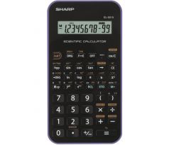 Kalkulačka SHARP EL-501TVL školní / 10 míst fialová