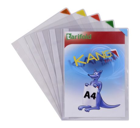 Kapsa samolepicí Kang Easy Clic Tarifold A4 5 ks mix barev