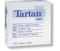 Lepicí páska bankovní 19 mm x 33 m Tartan popisovatelná