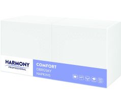 Ubrousky Harmony Professional Gastro bílé 33 x 33, 2-vrstvé / 250 ks