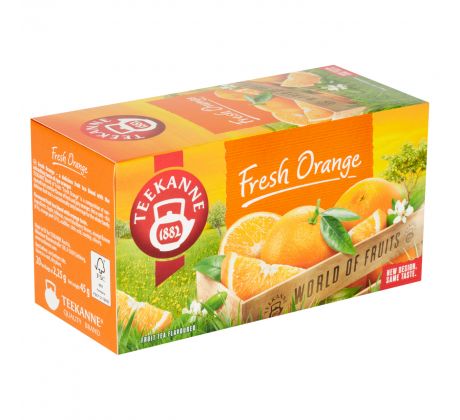 Ovocný čaj Teekanne Fresh Orange / 20 sáčků