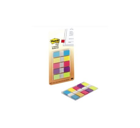 Záložky samolepicí Post-it barevné 11,9 x 43,2 mm/5 x 20 ks
