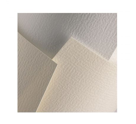 Papír ozdobný Standard Rustikal bílá 230g, 20ks