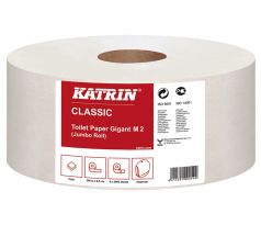 Papír toaletní JUMBO Katrin Classic 280 mm, 2-vrstvý, bílý / 6 ks