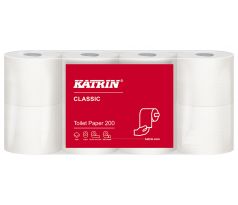 Papír toaletní Katrin Plus 8 x 23 m, 2-vrstvý 100% cel. / 8ks