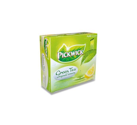 Zelený čaj Pickwick s citronem / 100 sáčků