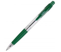 Pero kuličkové COLOMBO transparentní zelené