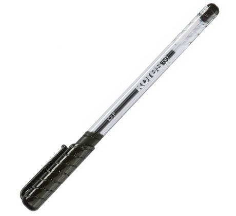 Pero kuličkové Kores K2 trojhranné s gripem 0,7 mm, černé