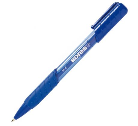 Pero kuličkové Kores K6 trojhranné s gripem 0,7 mm, modré