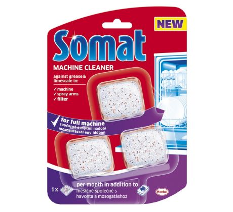 Somat machine cleaner čistič do myčky 3 tabl.
