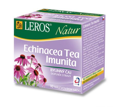 Bylinný čaj Leros Echinacea Imunita / 10 sáčků