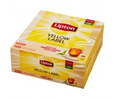 Černý čaj Lipton yellow label / 100 x 1,8g  hygienicky balený