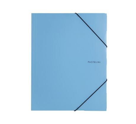Desky s gumičkou PASTELINI A4 modré