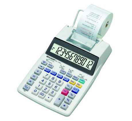 Kalkulačka SHARP EL1750V s tiskem / 12 míst