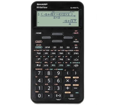 Kalkulačka SHARP EL-W531TL školní / 16 míst černá