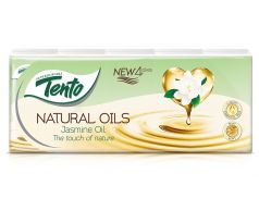 Kapesníčky papírové 4-vrstv. TENTO Jasmine oil 4-vrstvé, Jasmine oil