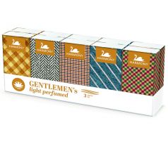 Kapesníčky papírové Gentlemens 3-vrstv. s klipem - 10 ks